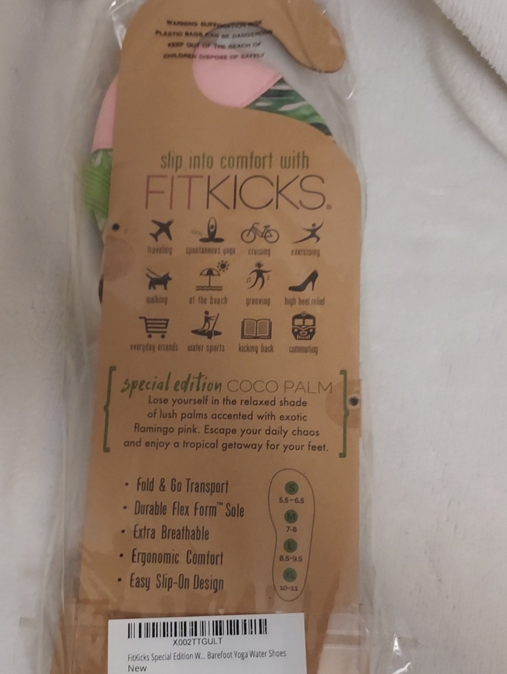 Fitkicks Coco Palm Footwear - Picture 2 of 8